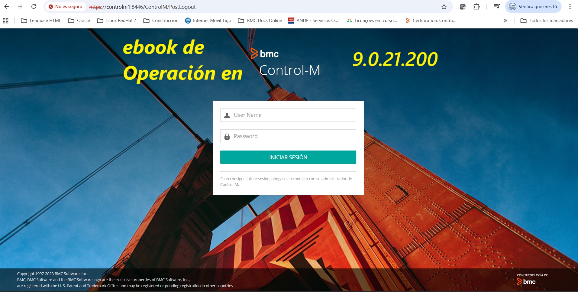 e-book Operación en ControlM 9.0.21